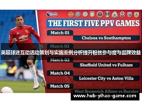 英超球迷互动活动策划与实施案例分析提升粉丝参与度与品牌效益